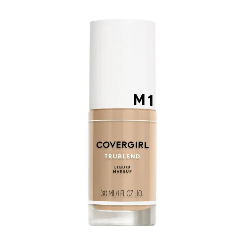 Fond de teint liquide TruBlend CoverGirl — Teinte Naturel Beige M1, tenue longue durée
