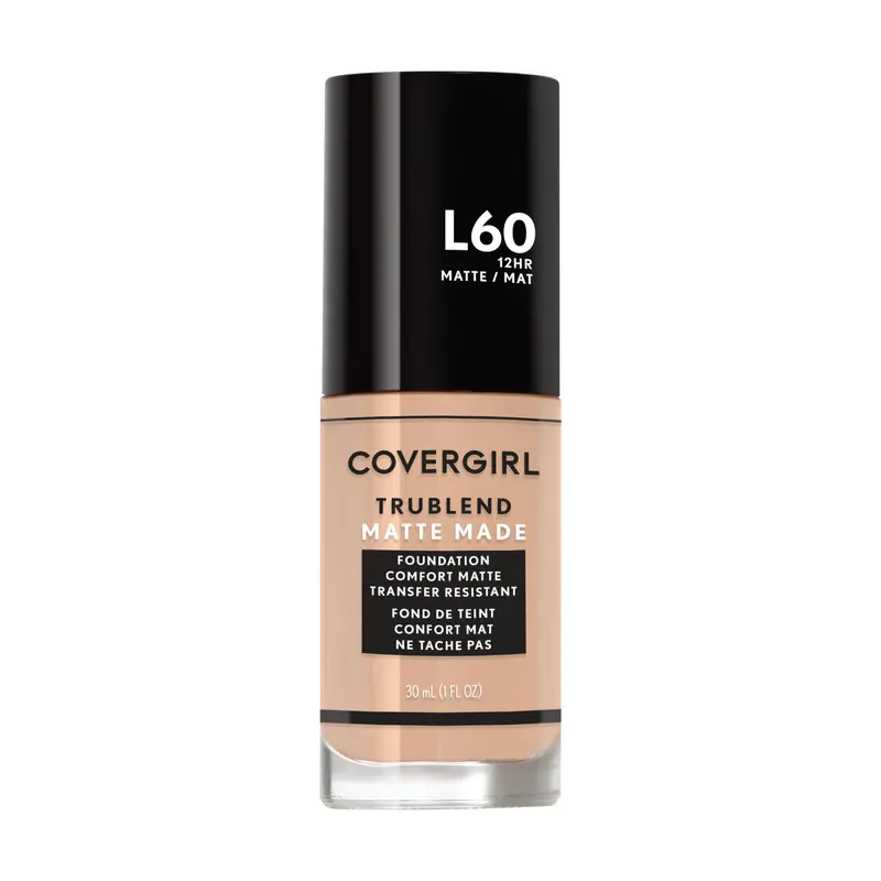 Fond de teint liquide TruBlend Matte Made par COVERGIRL – Teinte Clair Beige, Fini Mat Durable