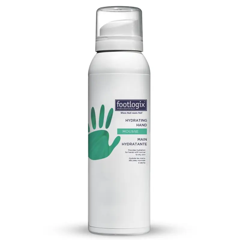 Footlogix Mousse Hydratante pour les Mains | Hydratation profonde et absorption rapide – 125 ml