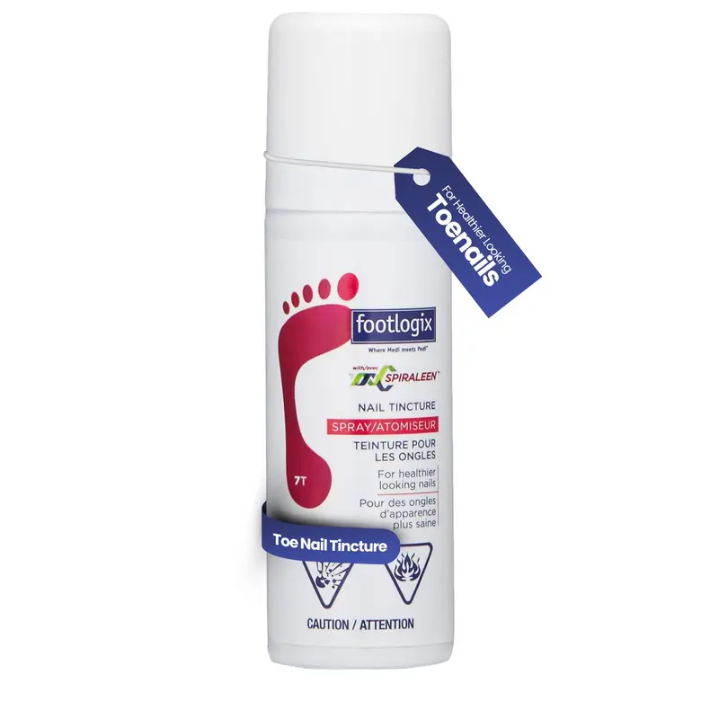 FOOTLOGIX Nail Tincture Spray Spiraleen – Soin des ongles épais et décolorés