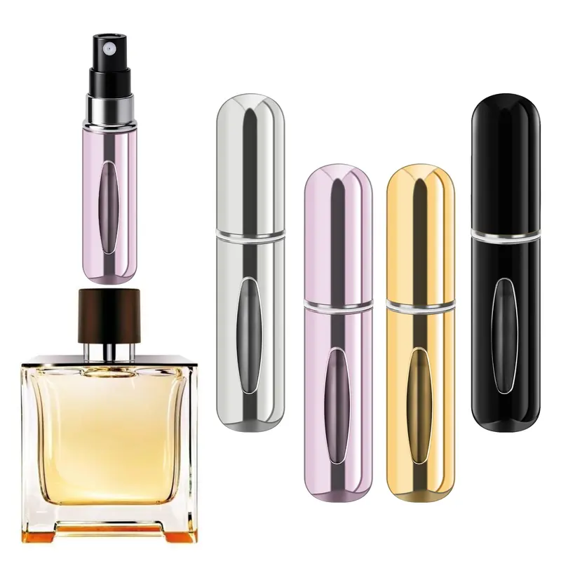 forebile Atomiseur Parfum Portable Réutilisable – Bouteilles 5ml (Pack 4