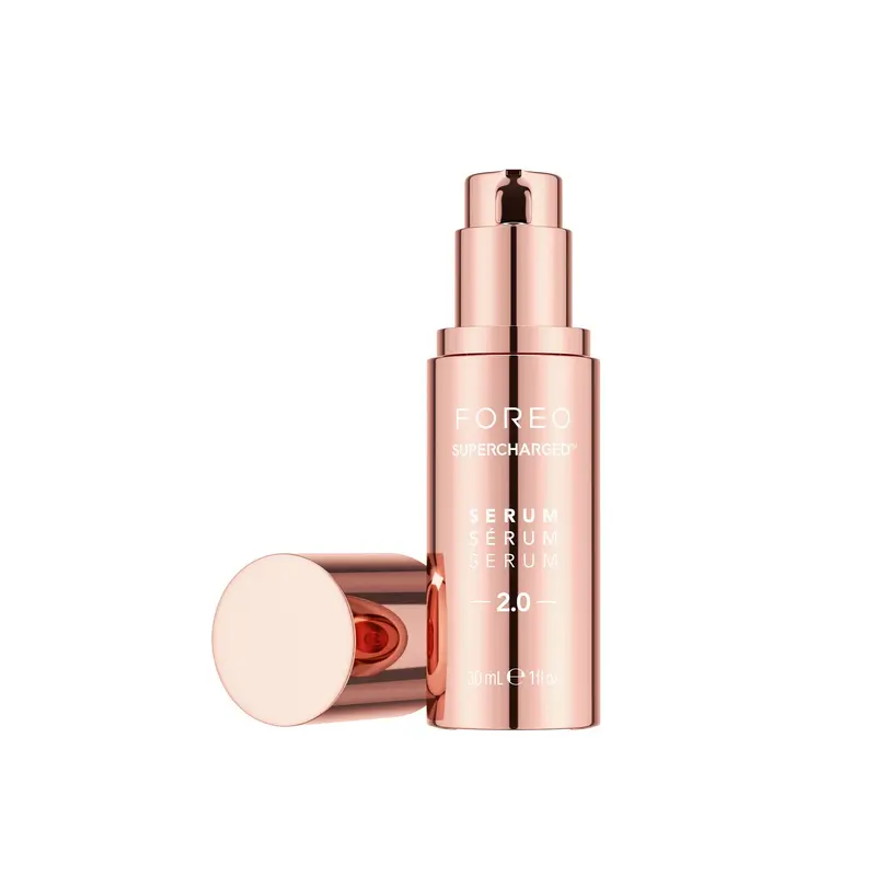 FOREO Serum Supercharged 2.0 – Gel Conducteur de Soin de la Peau – Acide Hyaluronique & Squalane – Végan – Formule Propre – 1 fl.oz
