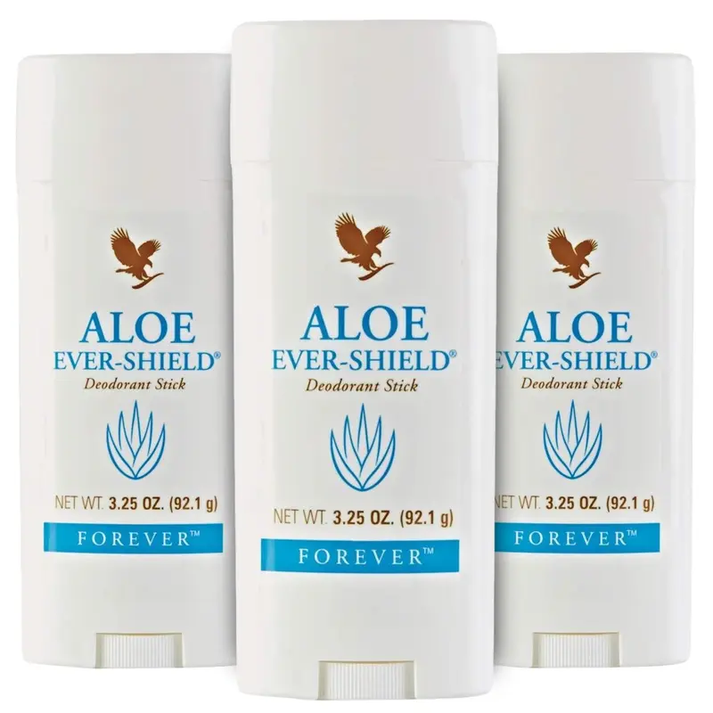 Forever Living - Aloe Ever-Shield Déodorant Sans Aluminium avec Aloe Apaisant - Bâton de 92 g (Pack de 3)
