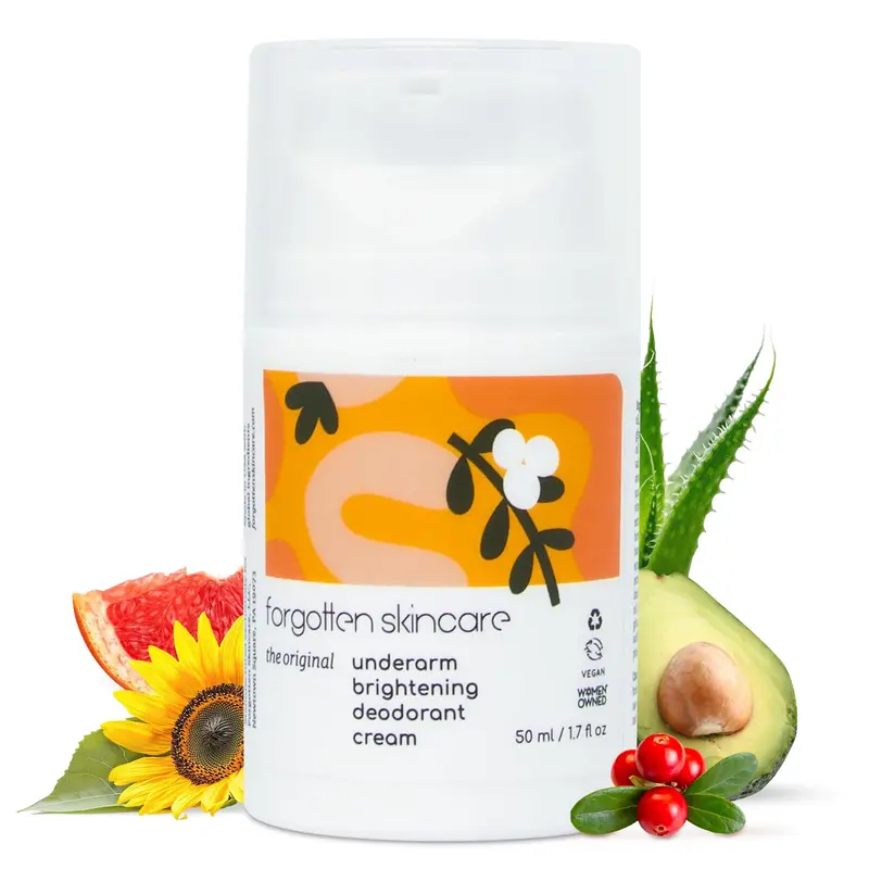 Forgotten Skincare Version Originale – Crème Déodorante Éclaircissante pour Aisselles, Vitamine C et BHA