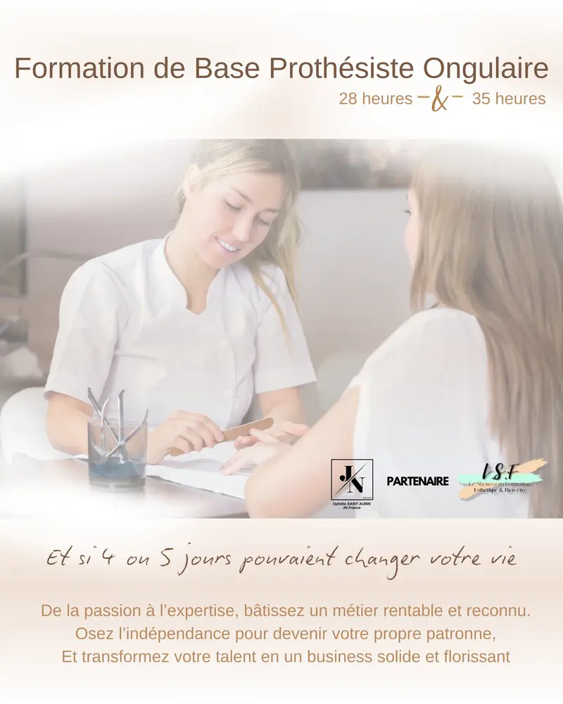 Formation Certifiante "Formation de base Prothésiste Ongulaire 28 H"