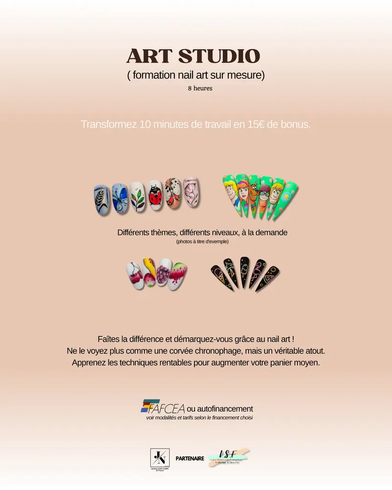 Formation Nail Art "ART STUDIO" sur mesure