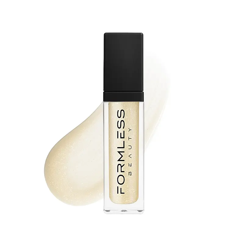 Formless Beauty Bliss Lip Gloss – Translucide Nude doré, Hydratant, Vegan et Sans Cruauté