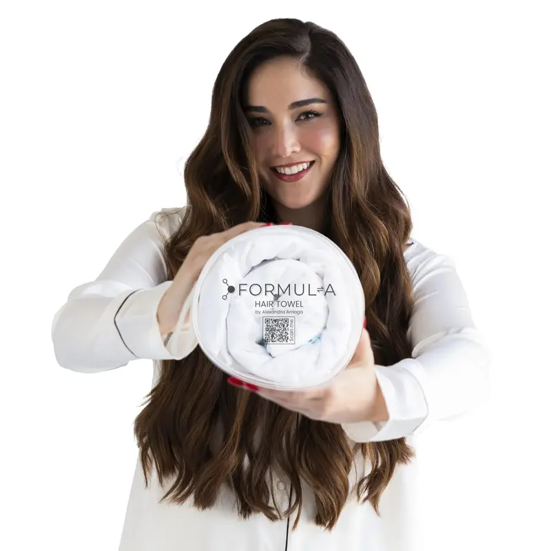 FORMUL-A Serviette Microfibre pour Cheveux – Séchage Rapide et Anti-Frisottis