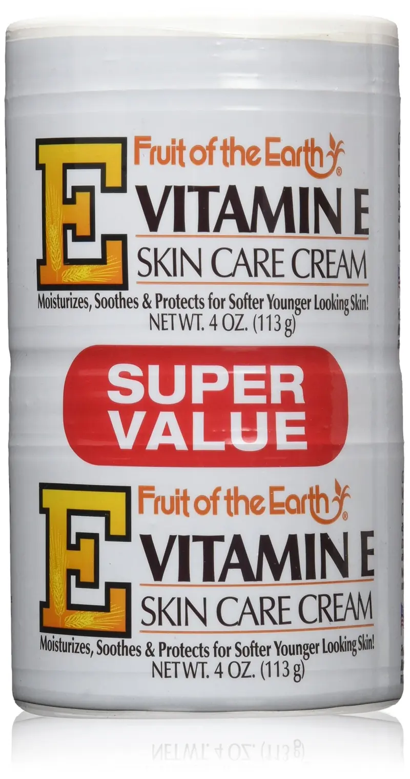 Fruit of the Earth Crème Vitamine E – Pot 118 ml (4 oz) – Lot de 6