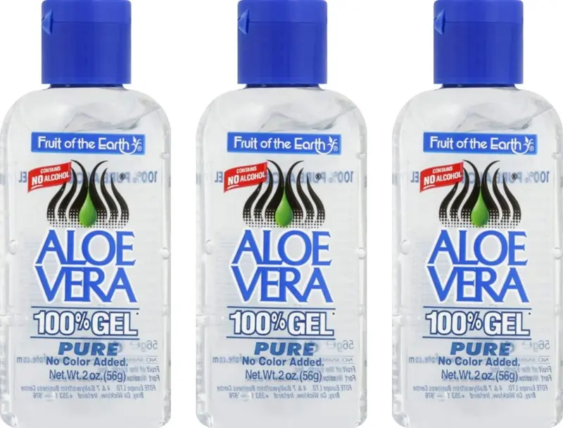 Fruit of the Earth Gel Aloe Vera – Lot de 3, 56 g chacun, 100% pur