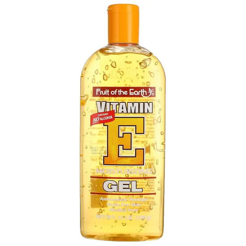 Fruit of the Earth Gel Vitamine‑E — Pack 3x354 ml, Soin hydratant et apaisant sans alcool