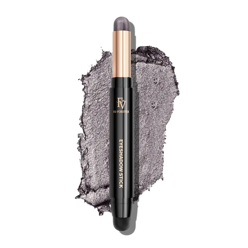 FV Stylo Ombre Crème Scintillant — Longue Tenue, Étanche, Multi-Usage, Gris Fumé