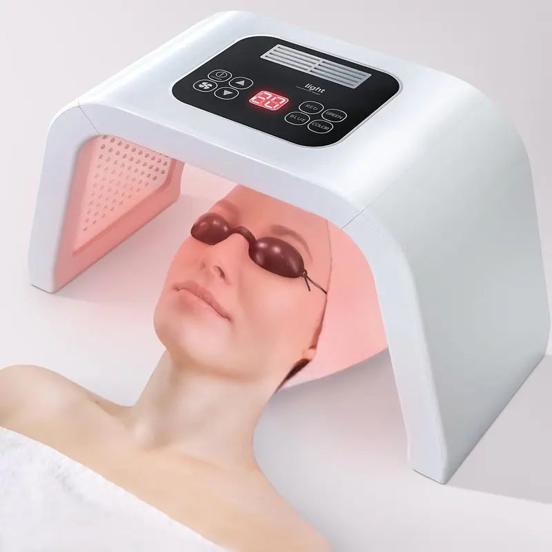 Fxtiaa Thérapie par lumière LED — Masque 7 en 1 pour visage et corps