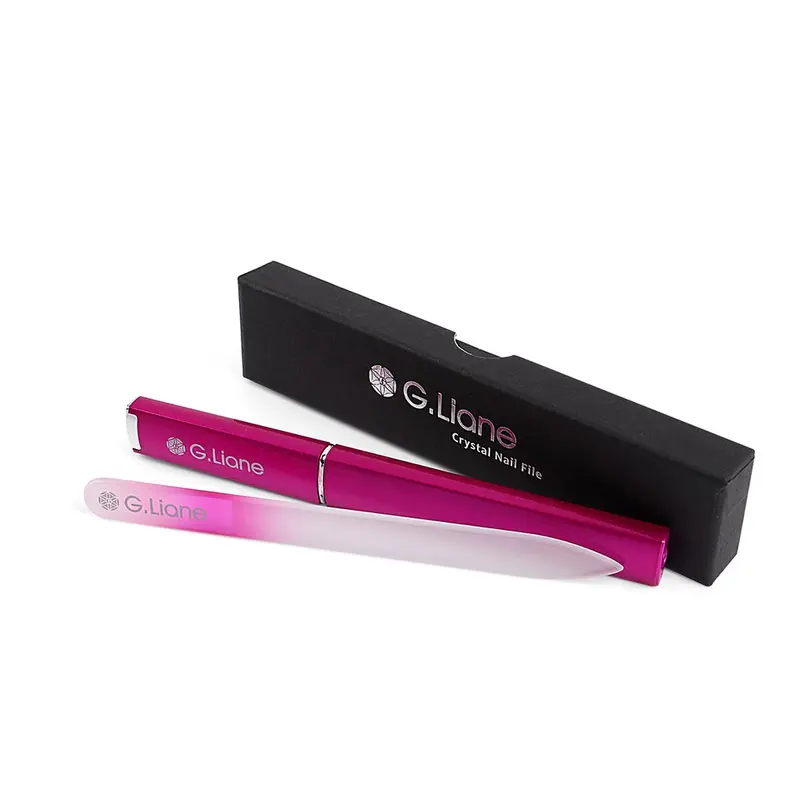 G.Liane Lime Cristal – Kit Professionnel Manucure Pédicure pour Ongles Naturels et Acryliques (Arc‑en‑Ciel Rose)