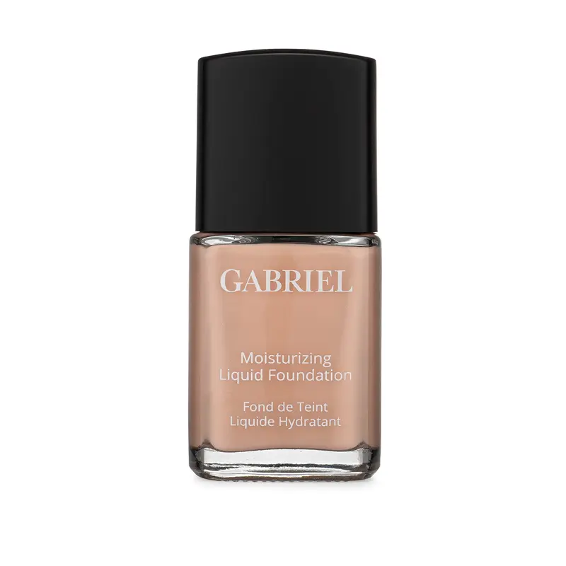 Gabriel Cosmetics Fond de Teint Liquide Bio – Rose Beige, 1 fl oz