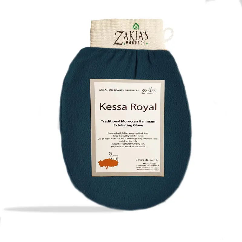 Gant Kessa Original – Zakia's Morocco | Exfoliation naturelle et préparation du faux-tan