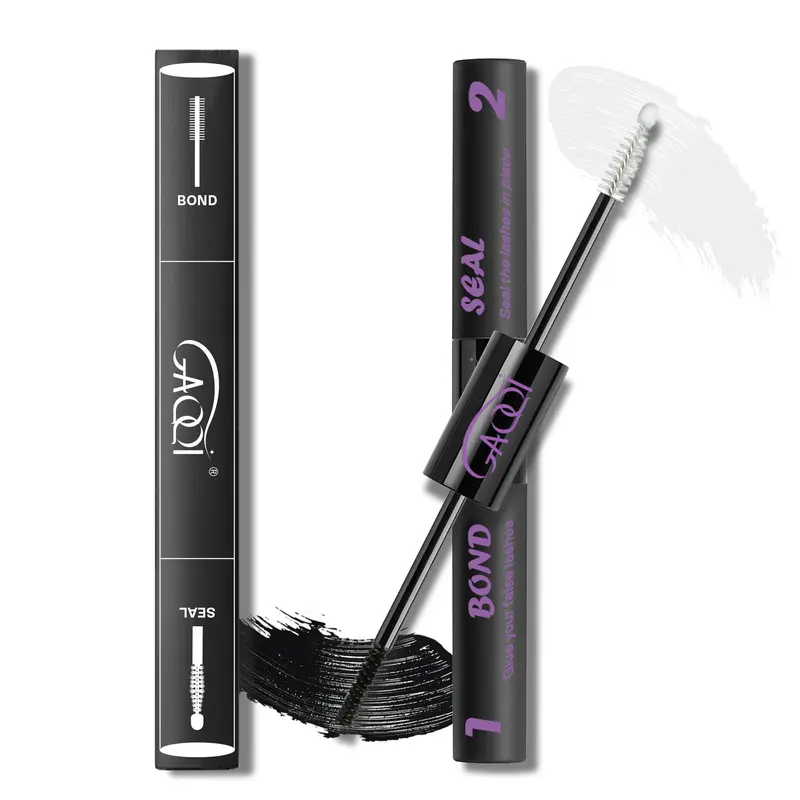 GAQQI Colle pour Cils en Clusters – 2 en 1 Collage et Scellage, Imperméable et Sans Latex