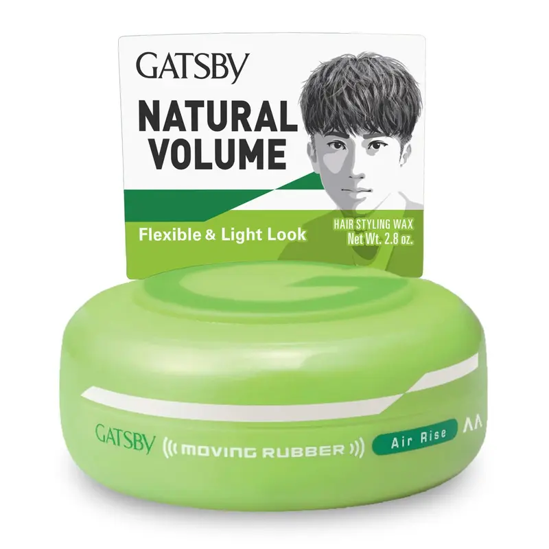 Gatsby Moving Rubber Air Rise - Cire coiffante légère, 80 g