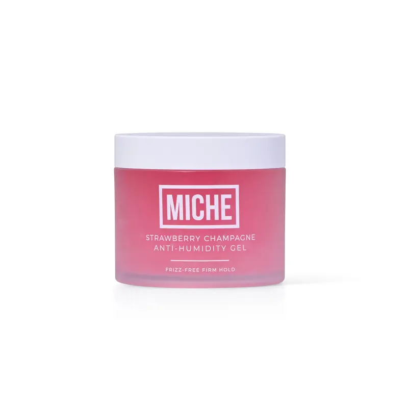 Gel Cheveux Anti-Humidité à Tenue Ferme – Fraise-Champagne | Miche Beauty