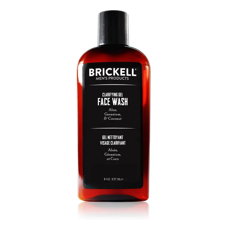 Gel clarifiant pour le visage Brickell – naturel et biologique, coco, aloe et géranium | 8 oz (226 g)