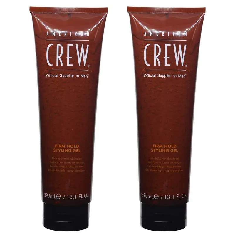 Gel coiffant American Crew – Tenue ferme et brillance, pack de 2 x 13,1 oz