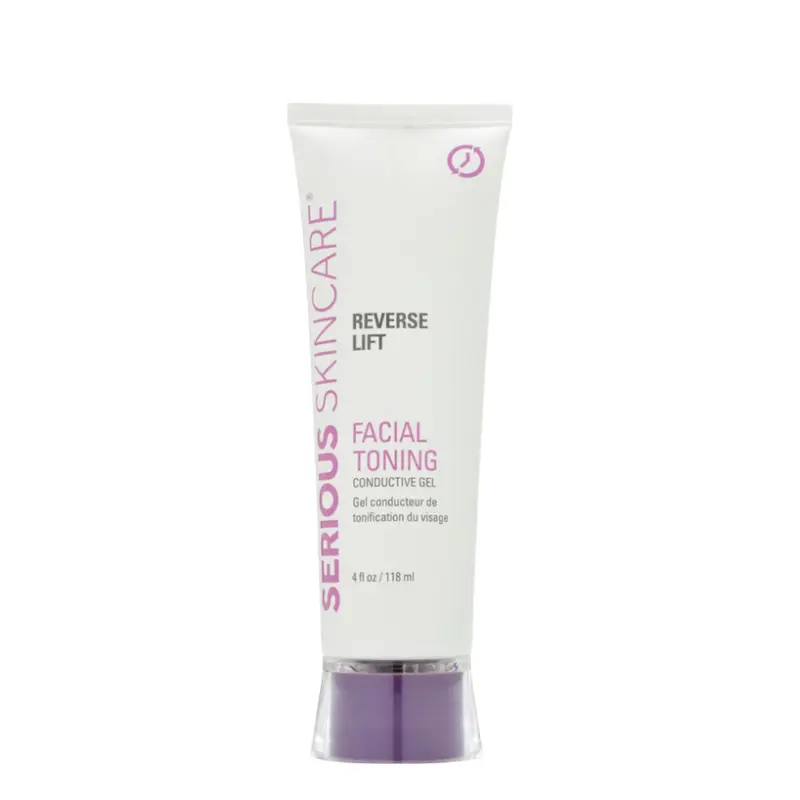 Gel conducteur à base de collagène pour microcourant – Toning visage et RF – Serious Skincare Reverse Lift 4 oz