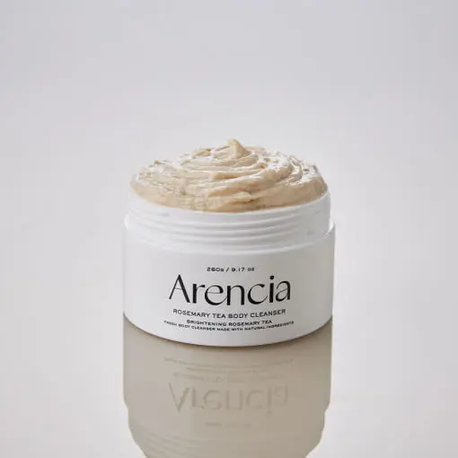 Gel douche frais au thé au romarin Arencia 260 g