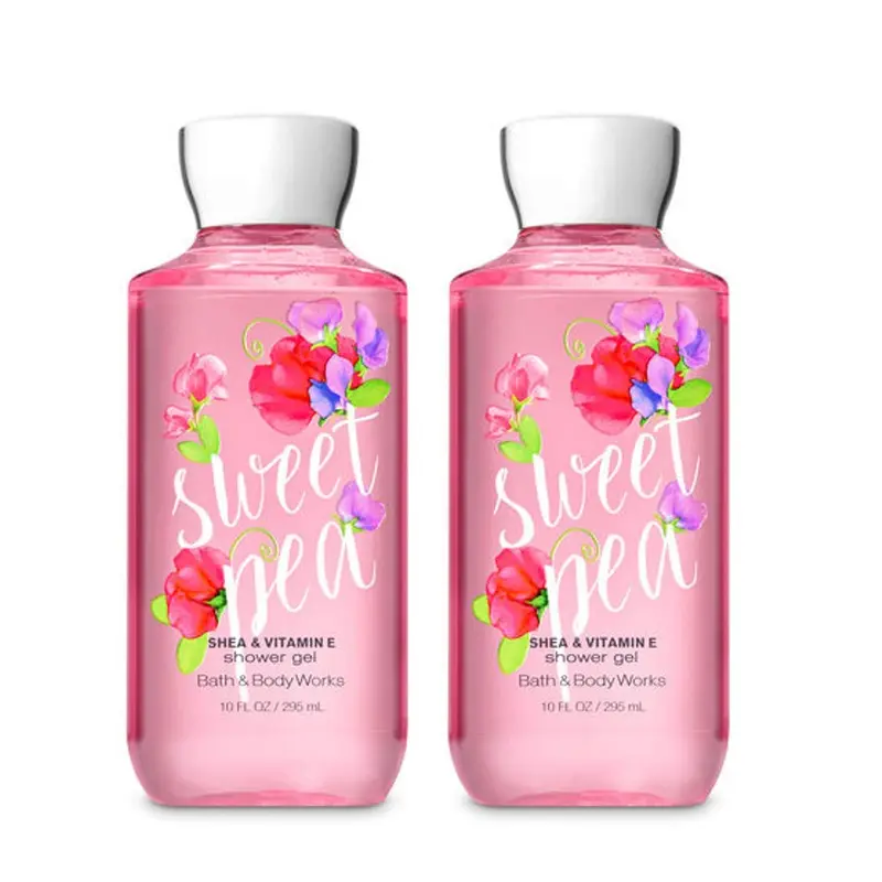 Gel Douche Sweet Pea Bath & Body Works – Lot de 2, 296 ml chacun