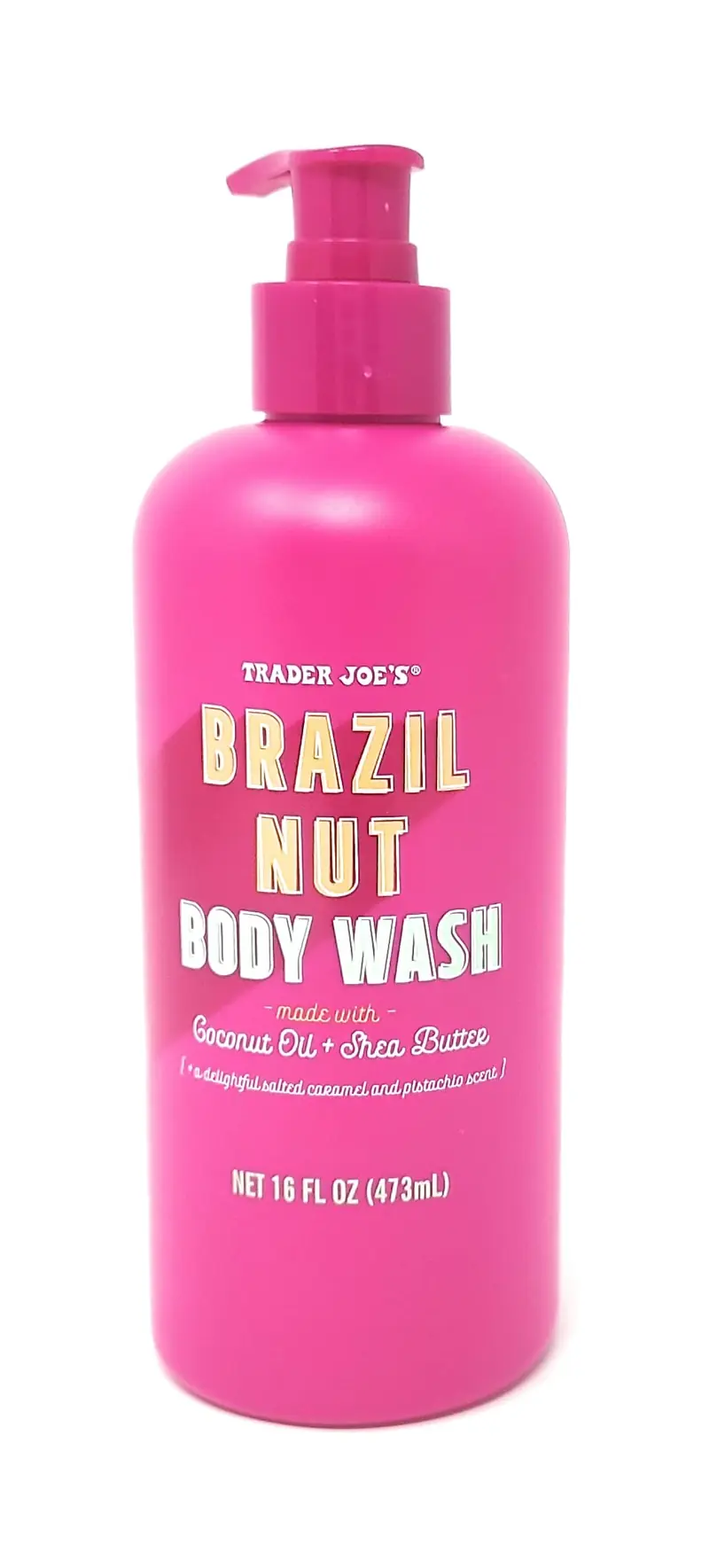 Gel douche Trader Joe's à la noix du Brésil – huile de coco et beurre de karité, 473 ml, lot de 1