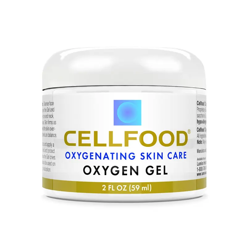 Gel d’oxygène Cellfood – Gel hydratant enrichi 60 ml avec Aloe Vera et Lavande