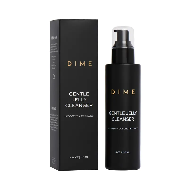 Gel Nettoyant Doux DIME Beauty – Hydratant et Démaquillant avec Vitamine E, Peaux Sensibles, 120 ml