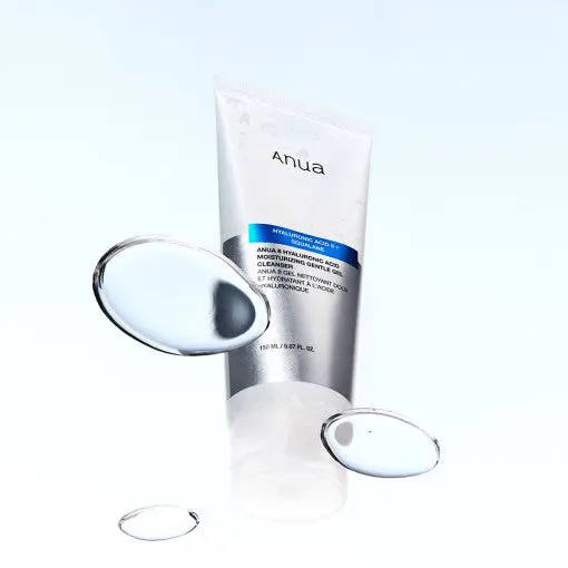 Gel nettoyant doux hydratant à l'acide hyaluronique Anua 8, 150 ml