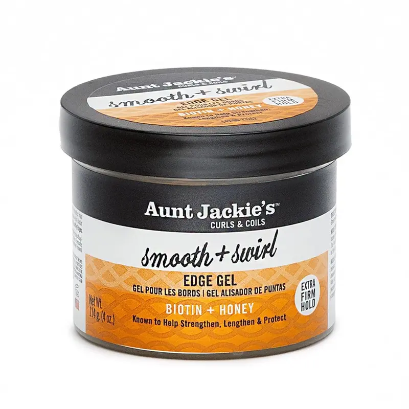Gel pour bords Aunt Jackie's – Tenue Extra Forte, 4oz | Collection Tresses et torsades