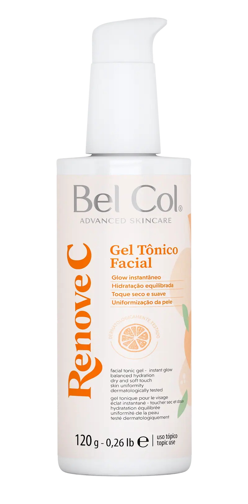 GEL TONIQUE RENOVE C – VITAMINE C & ÉCLAT – 120 ML