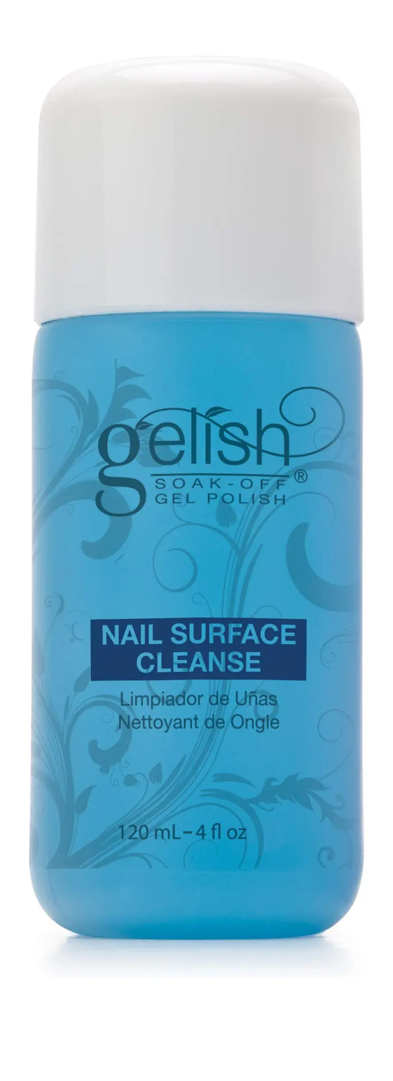 Gelish Nettoyant de Surface pour Ongles – Élimine le Résidu Collant, Finition Ultra Brillante, Formule Douce pour la Peau (118 ml)