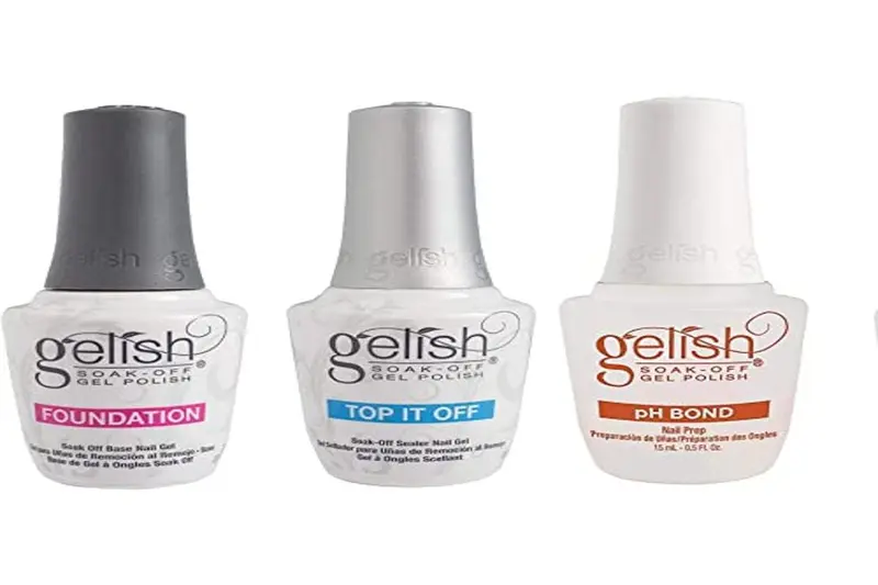 Gelish Terrific Trio Essentiel – Kit Manucure Gel 15 ml avec Fondation, pH Bond et Top It Off