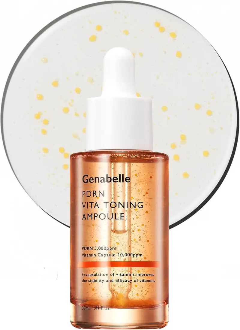 Genabelle PDRN Vita Toning Ampoule – Peau lumineuse et tonifiée, vitamines B/C/E et PDRN