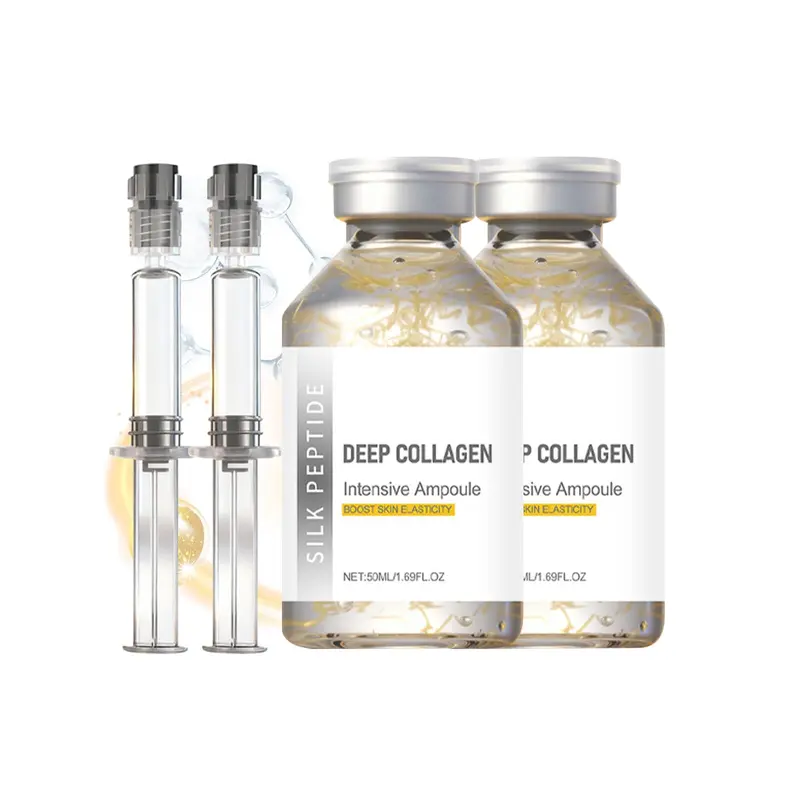 Generic Ampoule Liftante Intense aux Pépites de Soie — Hydratation et Fermeté, Soin Coréen Anti-âge 50 ml (2 pièces)