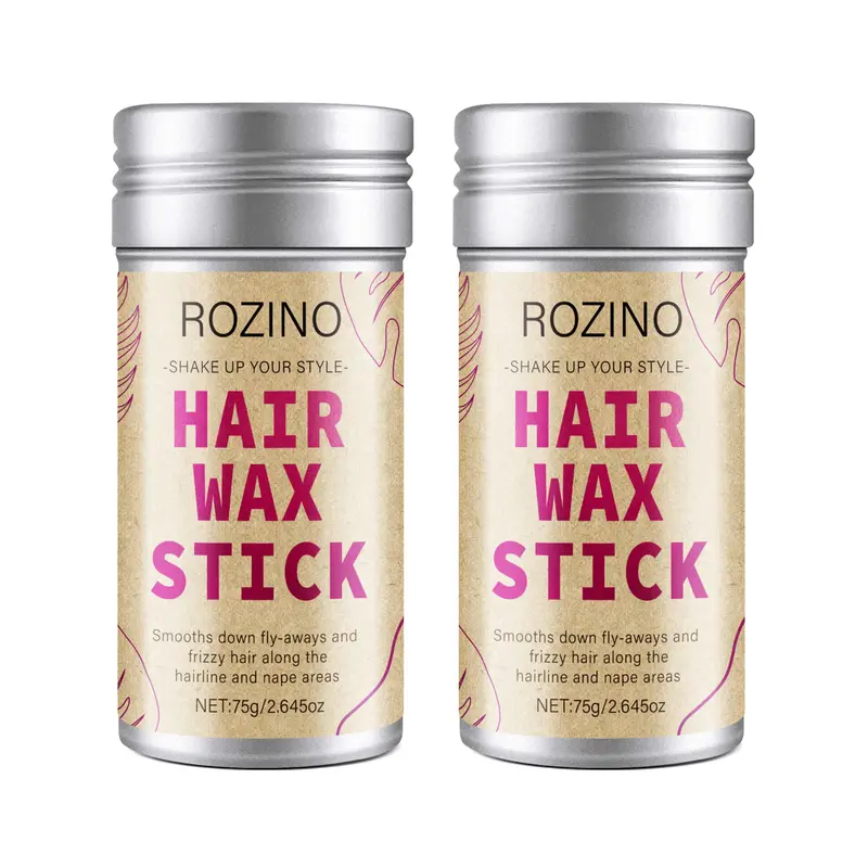Generic Bâton cire capillaire – 2 pièces, tenue durable, anti-frizz et coiffage polyvalent
