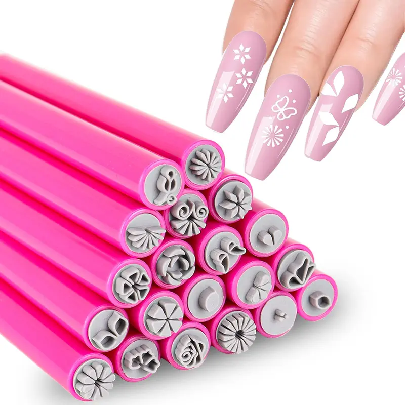 Generic - Kit Stylo Tampon Ongles 20 Pièces