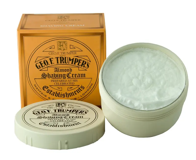Geo F. Trumper Crème de Rasage à l’Amande en Pot – 200 g