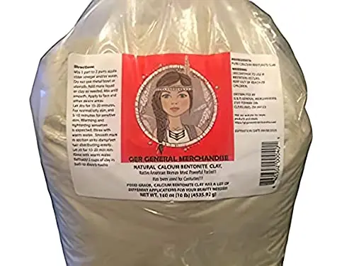 GER GENERAL MERCHANDISE Argile Bentonite Calcium 10 lb – Détox du corps et soin beauté (masque, bain, enveloppement)