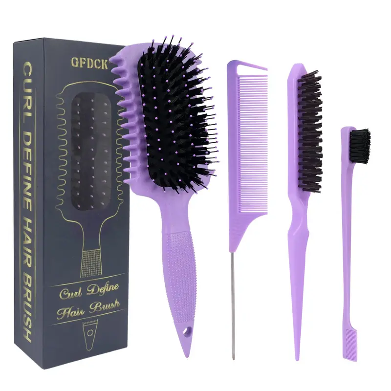 GFDCK – Brosse Définition des Boucles pour Démêlage et Style sur Tous Types de Cheveux
