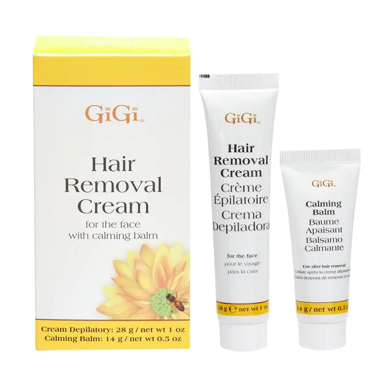 GiGi Dépilatoire Visage et Baume Apaisant — Ensemble Soin Doux