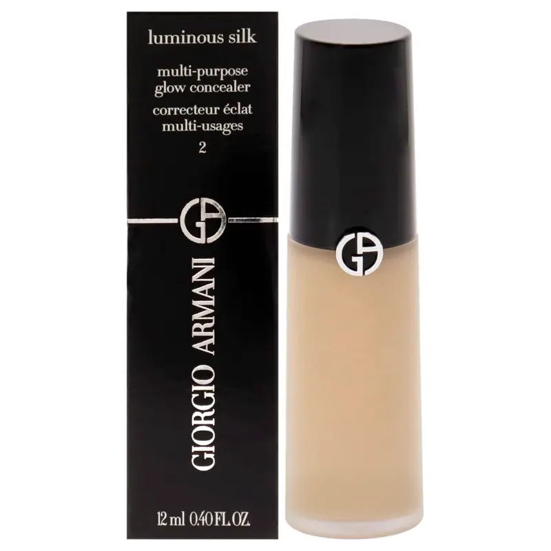 Giorgio Armani Correcteur Luminous Silk – Teinte 2 Très Claire Neutre – 0,40 oz (12 ml)