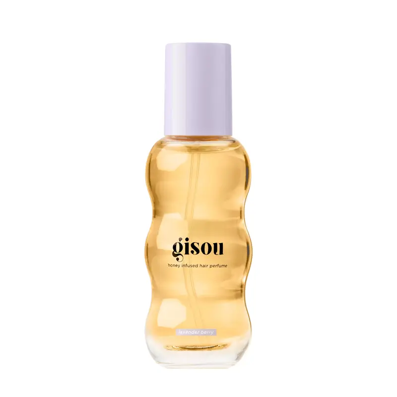 Gisou Parfum Cheveux Infusé au Miel Mini – Hydratant, Longue Tenue, Miels Mirsalehi et Huile d’Argan, Lavande Berry, 15 ml