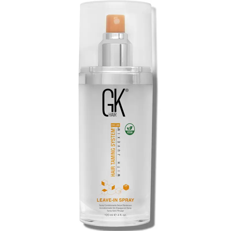GK HAIR Brume démêlante sans rinçage végan – Léger, protection chaleur et maîtrise des frisottis – 120 ml