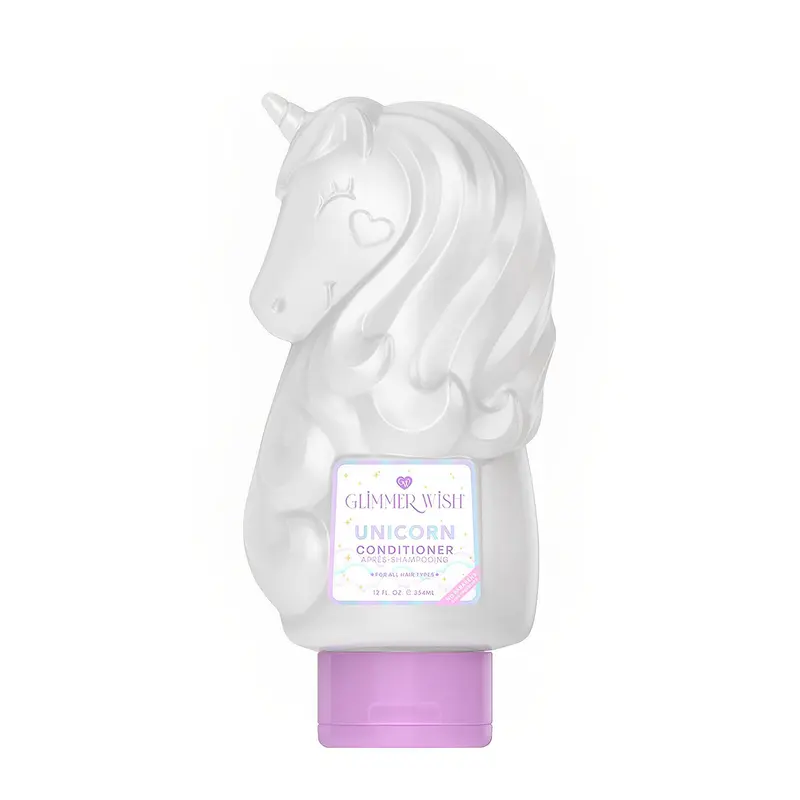 Glimmer Wish Conditionneur Licorne pour Enfants – Sans Parabènes et Sulfates, Parfum Barbe à Papa, 12 fl oz