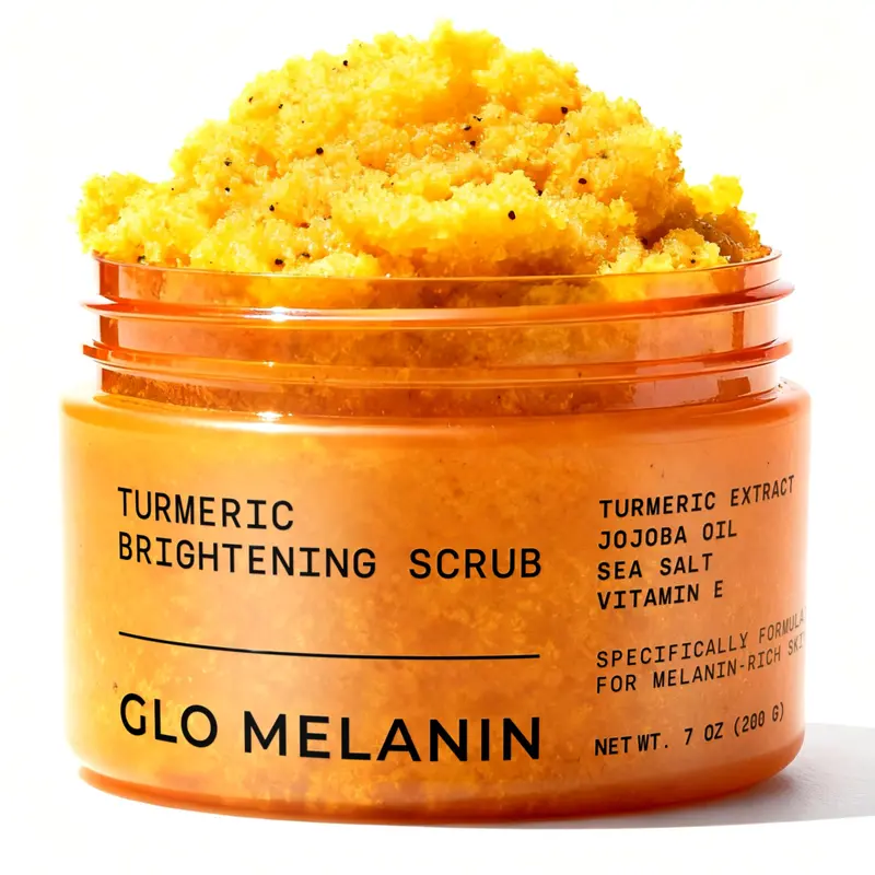 GLO Melanin Gommage au Curcuma — Éclat naturel et Teint uniforme