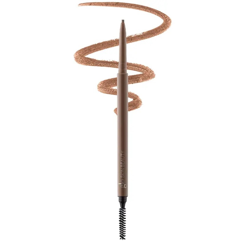 Glo Skin Beauty Crayon Micro Sourcils Précis – Longue Tenue et Finition Naturelle (Brun Clair)